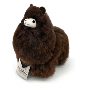 Inkari - Peluche de Alpaca Llama | Chocolate