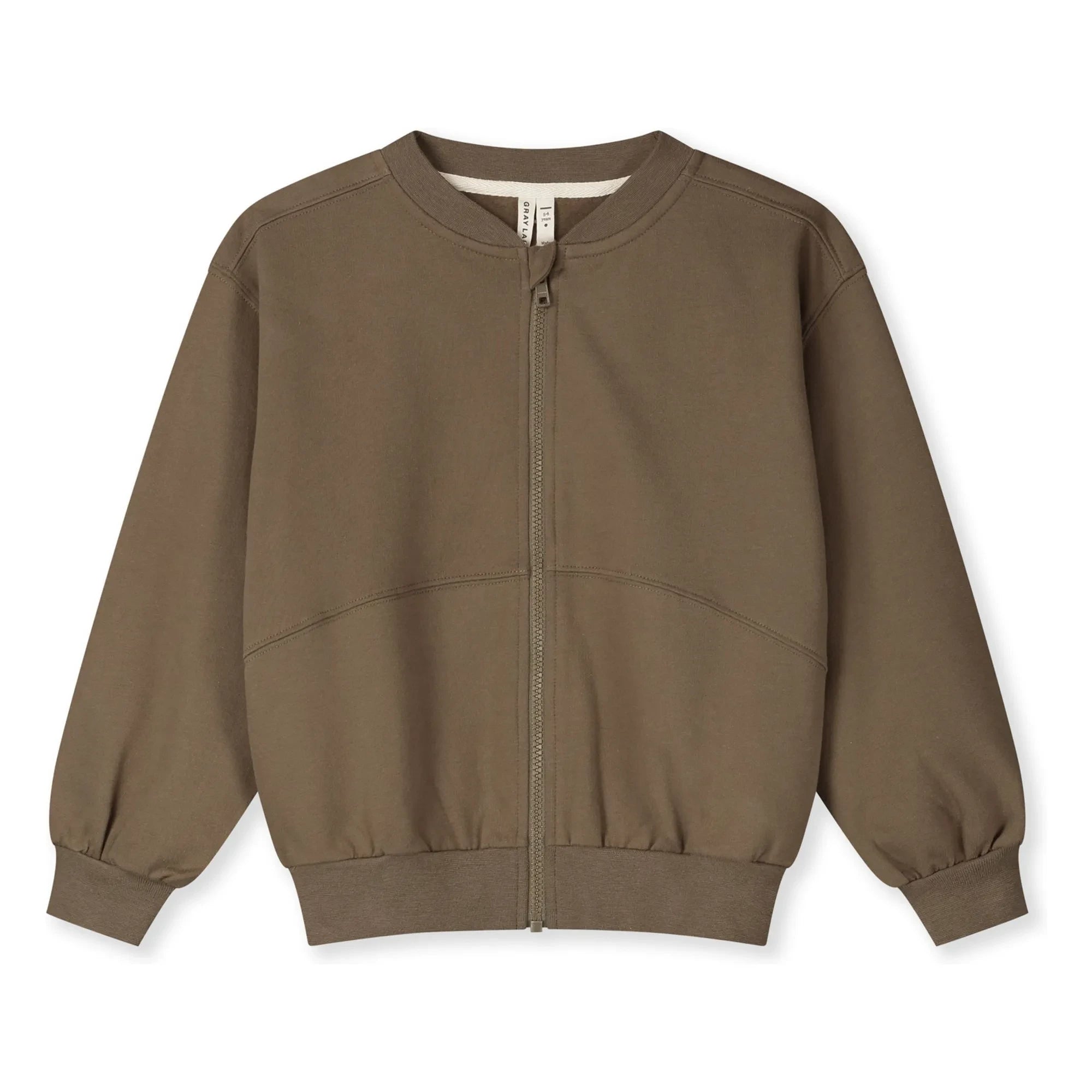 Gray Label - Chaqueta bómber de algodón orgánico | Marrón caqui