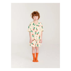Bobo Choses - Conjunto de camisa y pantalón corto de algodón orgánico Pickles | Crudo