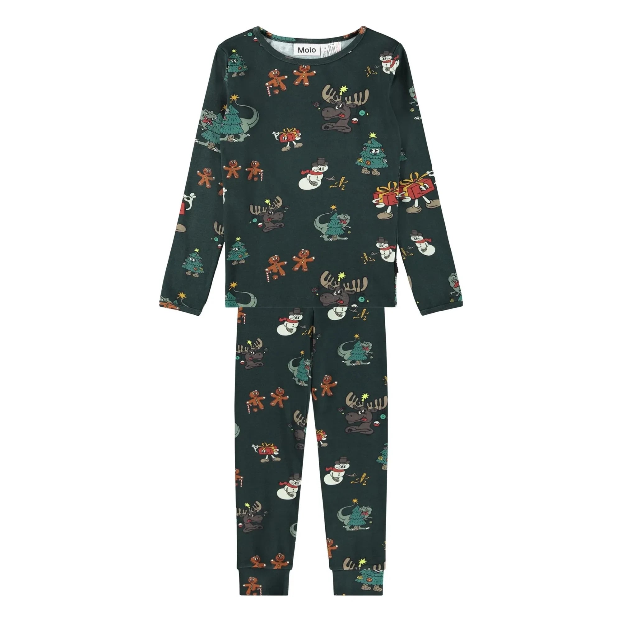 Molo - Pijama Noel de Algodón Orgánico Lue | Azul noche
