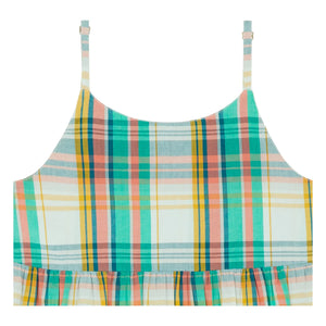 Hundred Pieces - Vestido Sanda a Cuadros | Melocotón