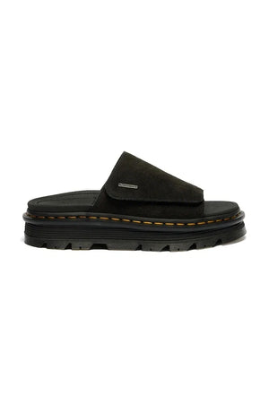 Dr. Martens Pantufla de plataforma de gamuza ZebZag Slide