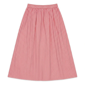 Smallable Woman - Falda acampanada Bettina | Rojo cereza
