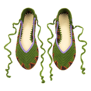 Kashura - Bailarinas Altas Verde Oliva | Verde oliva