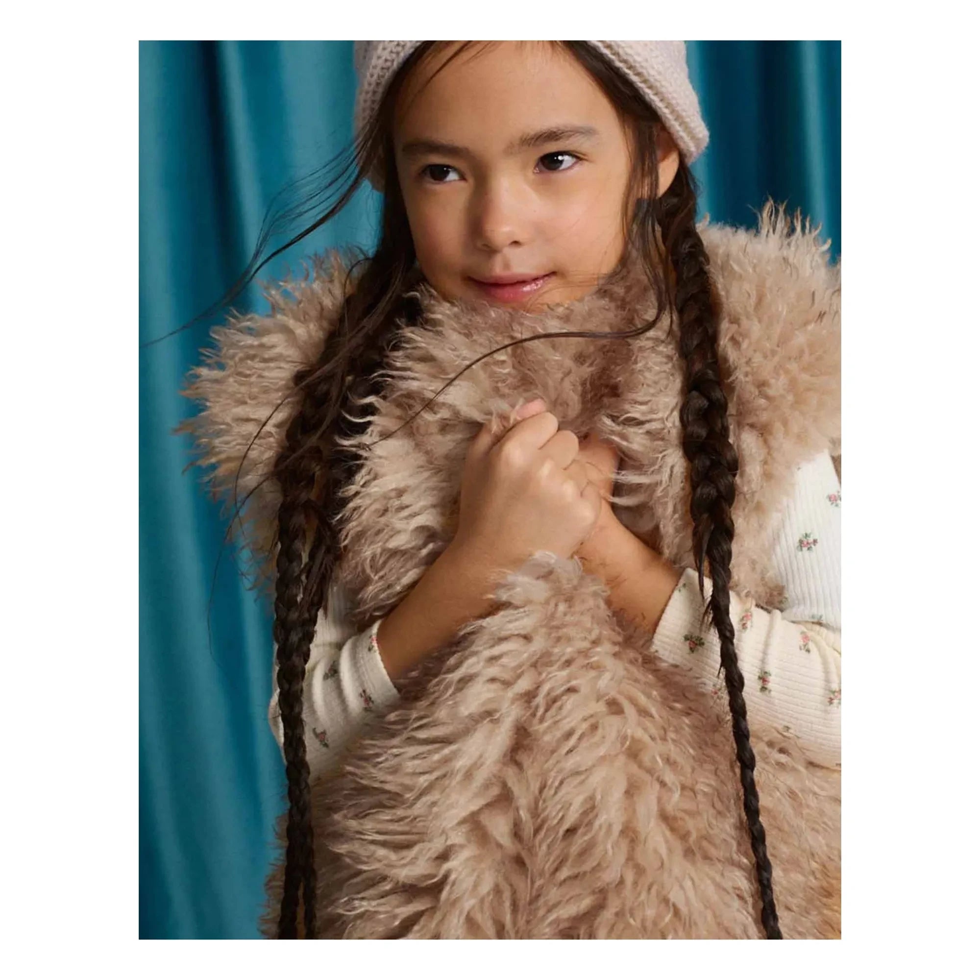 Gingersnaps - Chaleco de Piel sin Mangas Thomasina | Beige