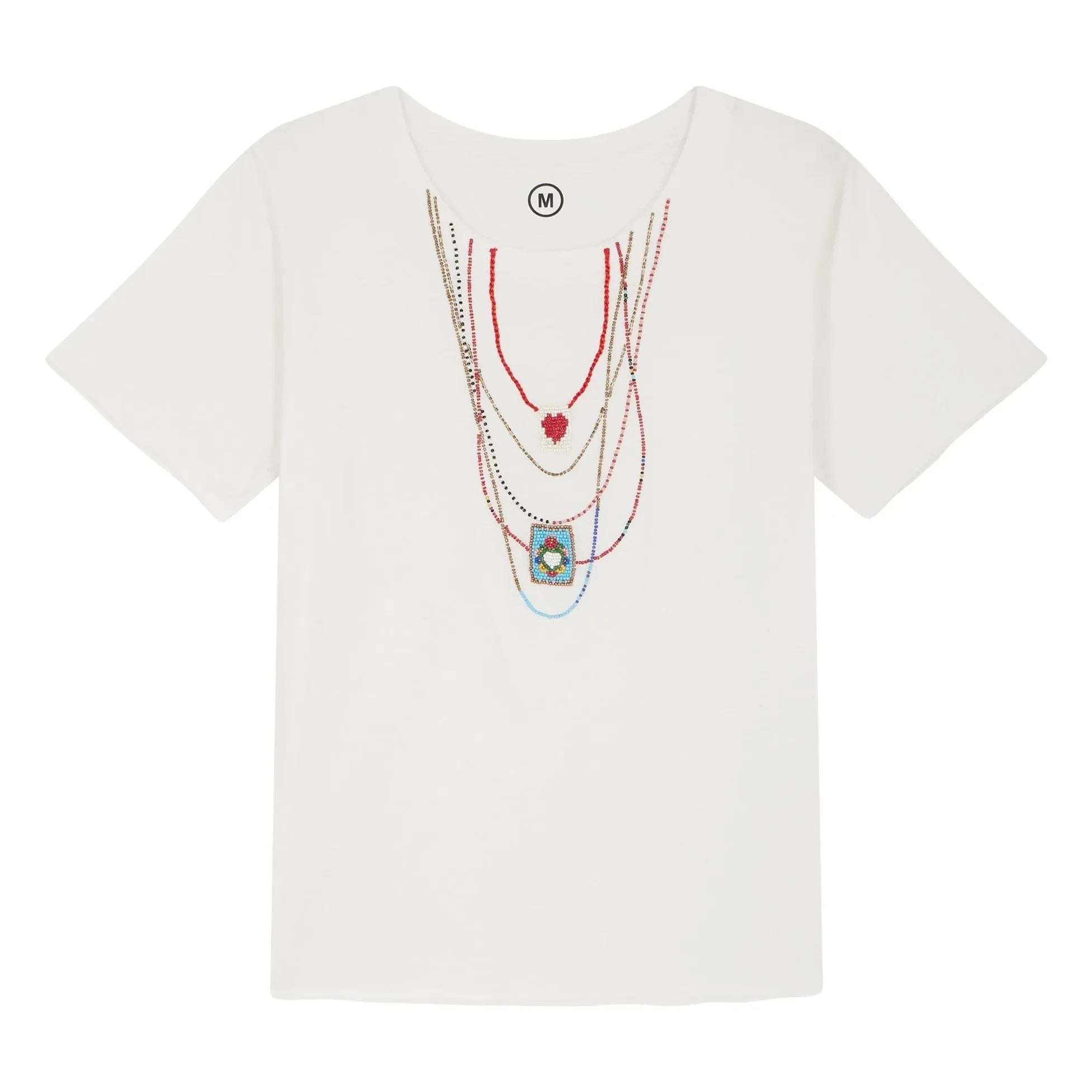 Leon & Harper - Camiseta de algodón orgánico Toro | Blanco