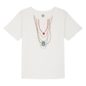 Leon & Harper - Camiseta de algodón orgánico Toro | Blanco