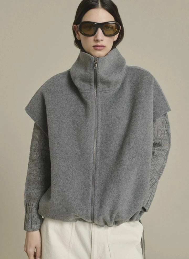 Soeur - Chaqueta de lana Juno | Gris claro