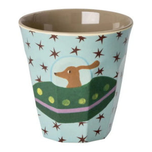 Rice - Vasos Space Dog - Set de 6 | Azul