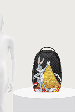 Sprayground - Mochila Negra con Patrón de Zanahoria de Looney Tunes 910B9177NSZ