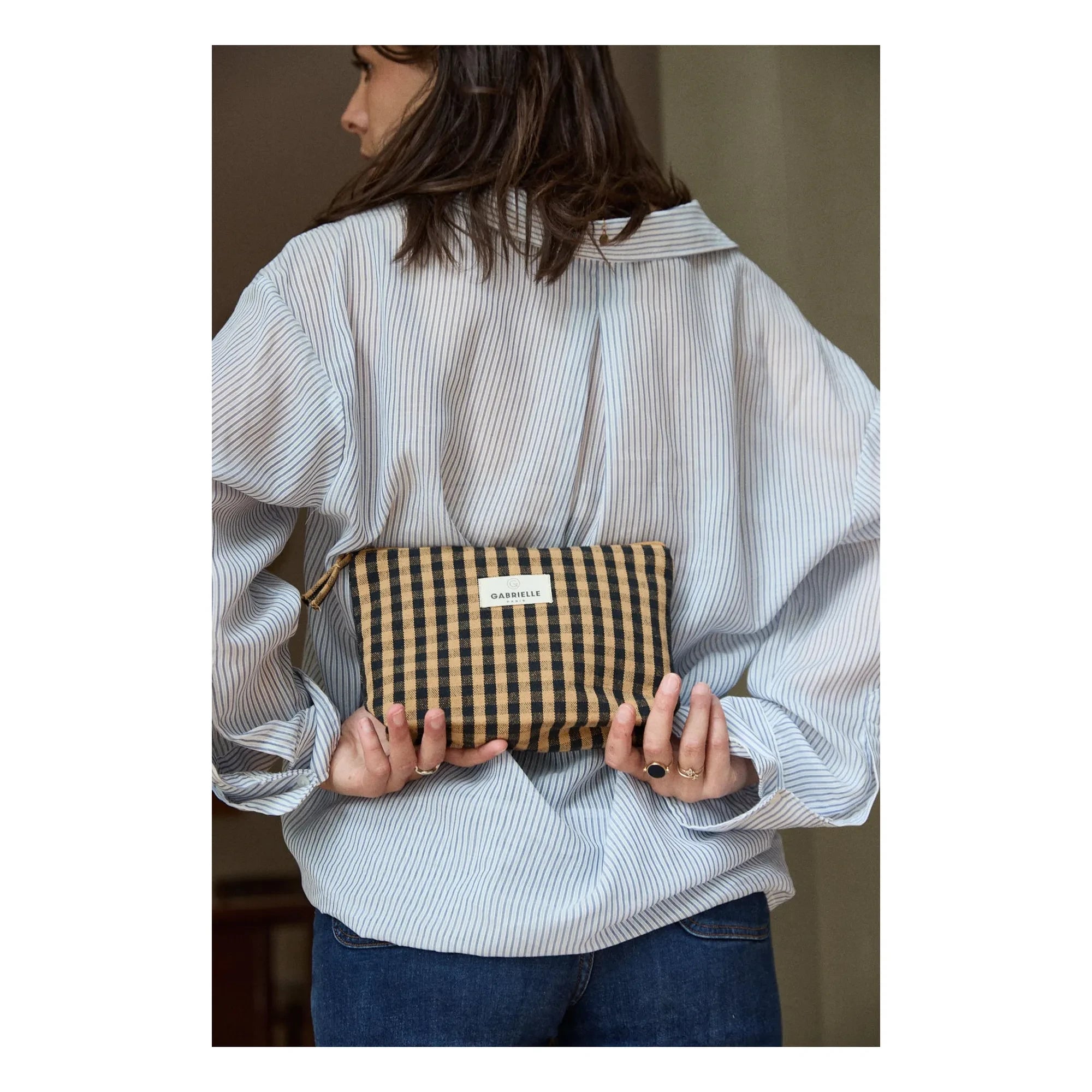 Gabrielle Paris - Bolso Vichy | Marrón