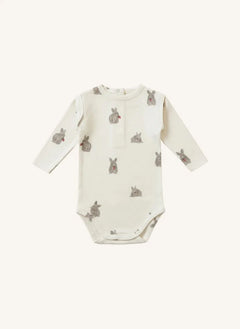 Studio Bohème - Lala Rabbits Body de Algodón Orgánico | Crudo