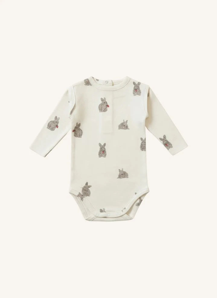 Studio Bohème - Lala Rabbits Body de Algodón Orgánico | Crudo