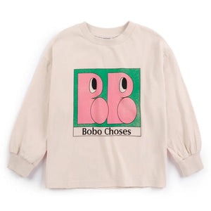 Bobo Choses - Bobo organik pamuklu Tişört | Soluk Pembe