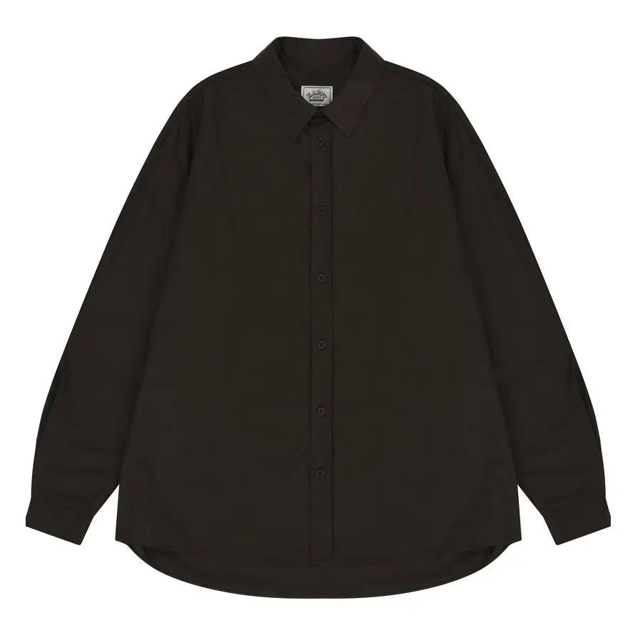 Kappy - Camisa de algodón estándar | Marrón