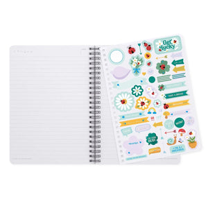 Legami - A5 Çizgili Sert Kapaklı Resimli Defter - Uğur Böceği - Spiralli
