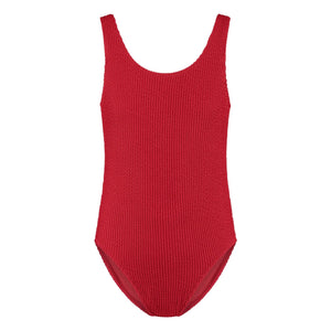 Beachlife - Bañador de costillas liso | Rojo