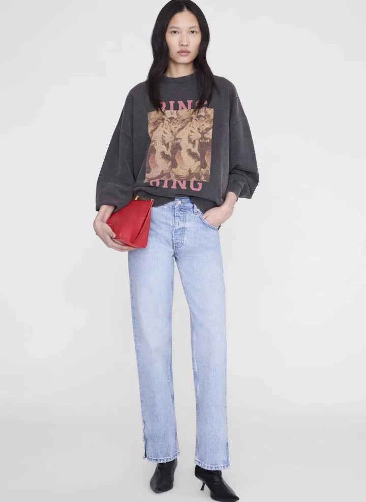 Anine Bing - Miles Tiger Bing sudadera de algodón | Negro