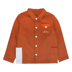 Sticky Lemon - Chaqueta Tipo Sobre con Bolsillos | Terracota