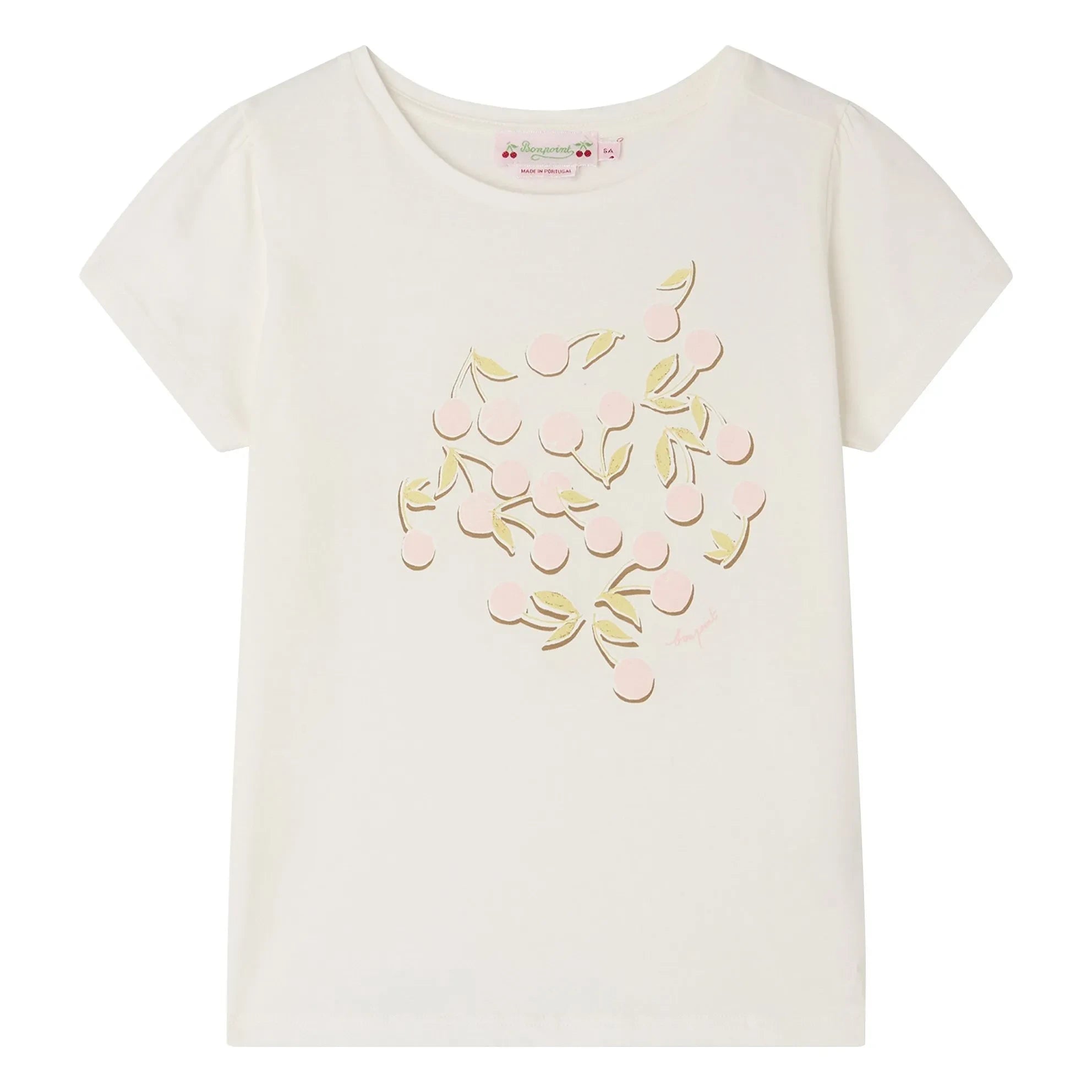 Bonpoint - Camiseta de algodón orgánico Capricia | Crema