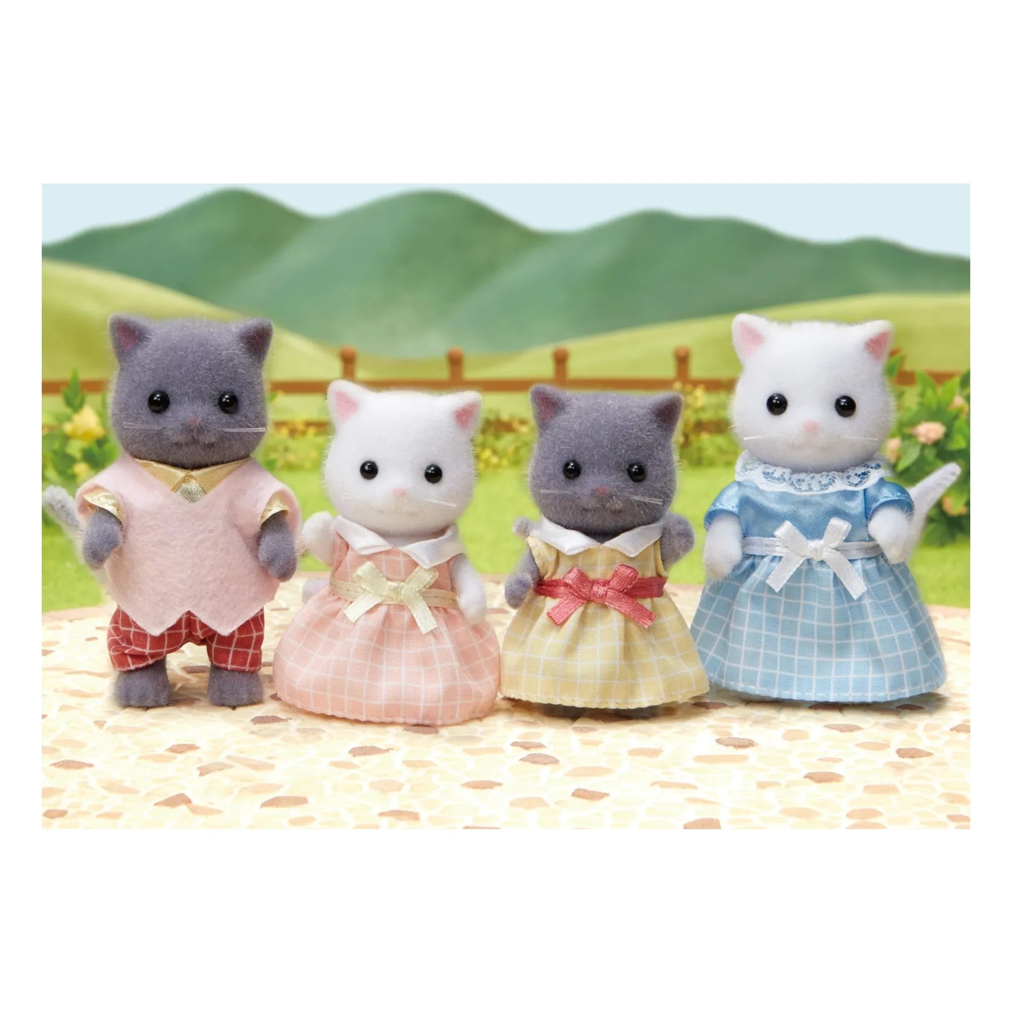 Sylvanian Families - Familia Gatos Persas