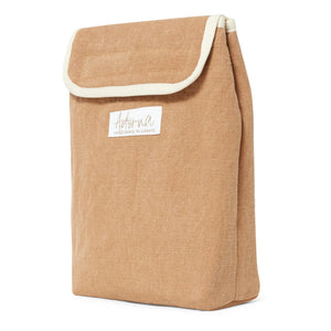 Adorna - Bolsa de almuerzo con aislamiento de lino | Terracota