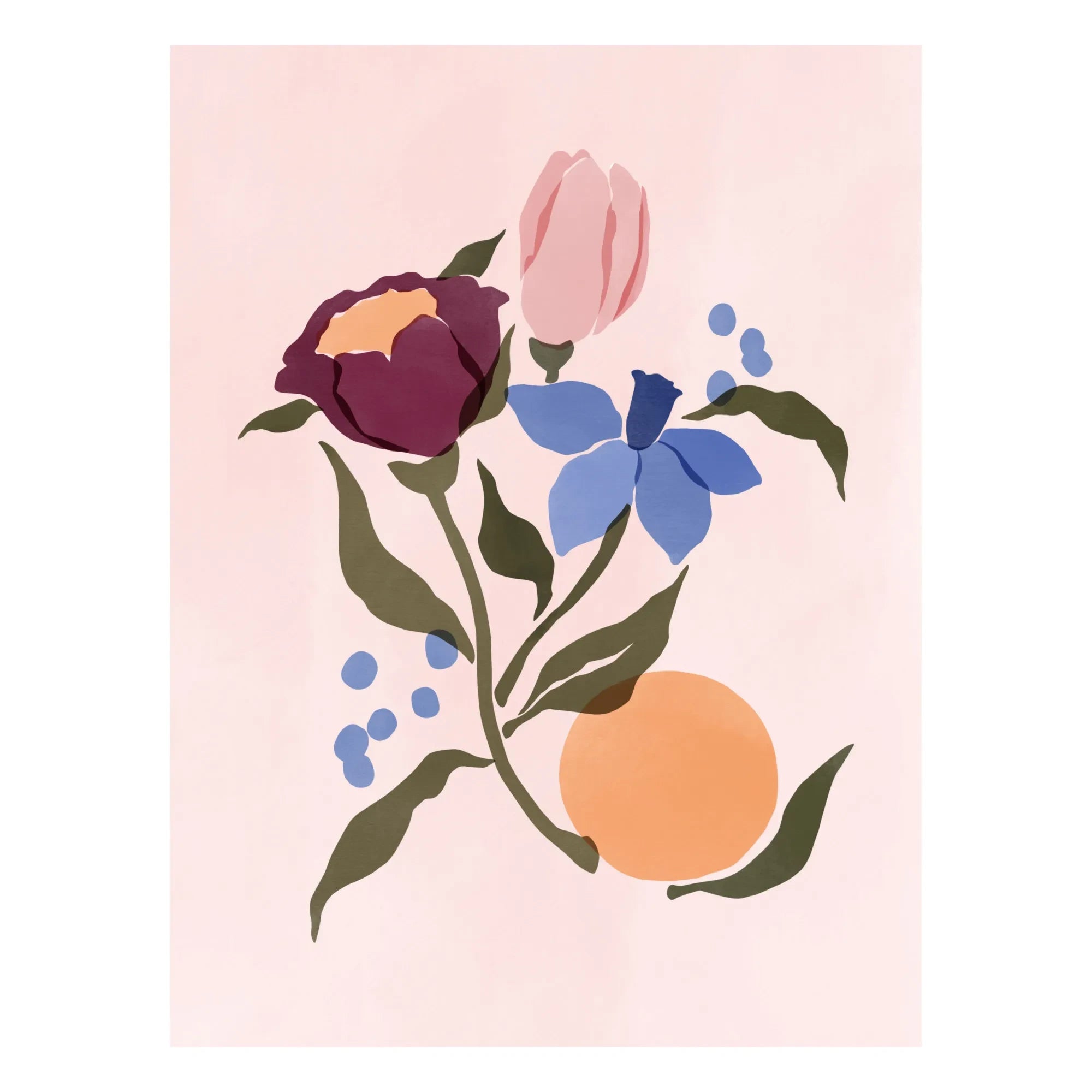 Sacrée Frangine - Póster 'Bouquet Lavandou'