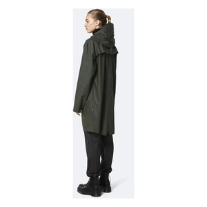 Rains - Abrigo Largo Impermeable Encerado Unisex | Verde
