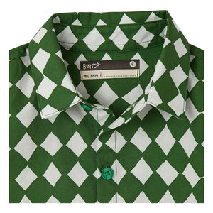 Fábula - Camisa Damier | Verde