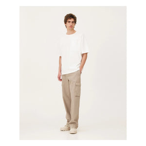 Noyoco - Pantalones Cargo de Algodón Orgánico | Beige