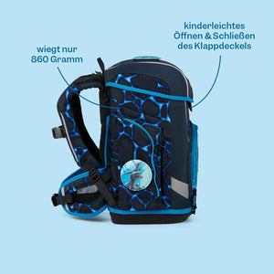 Ergobag - Set de Mochilas escolares cubo Beary Fast Lane