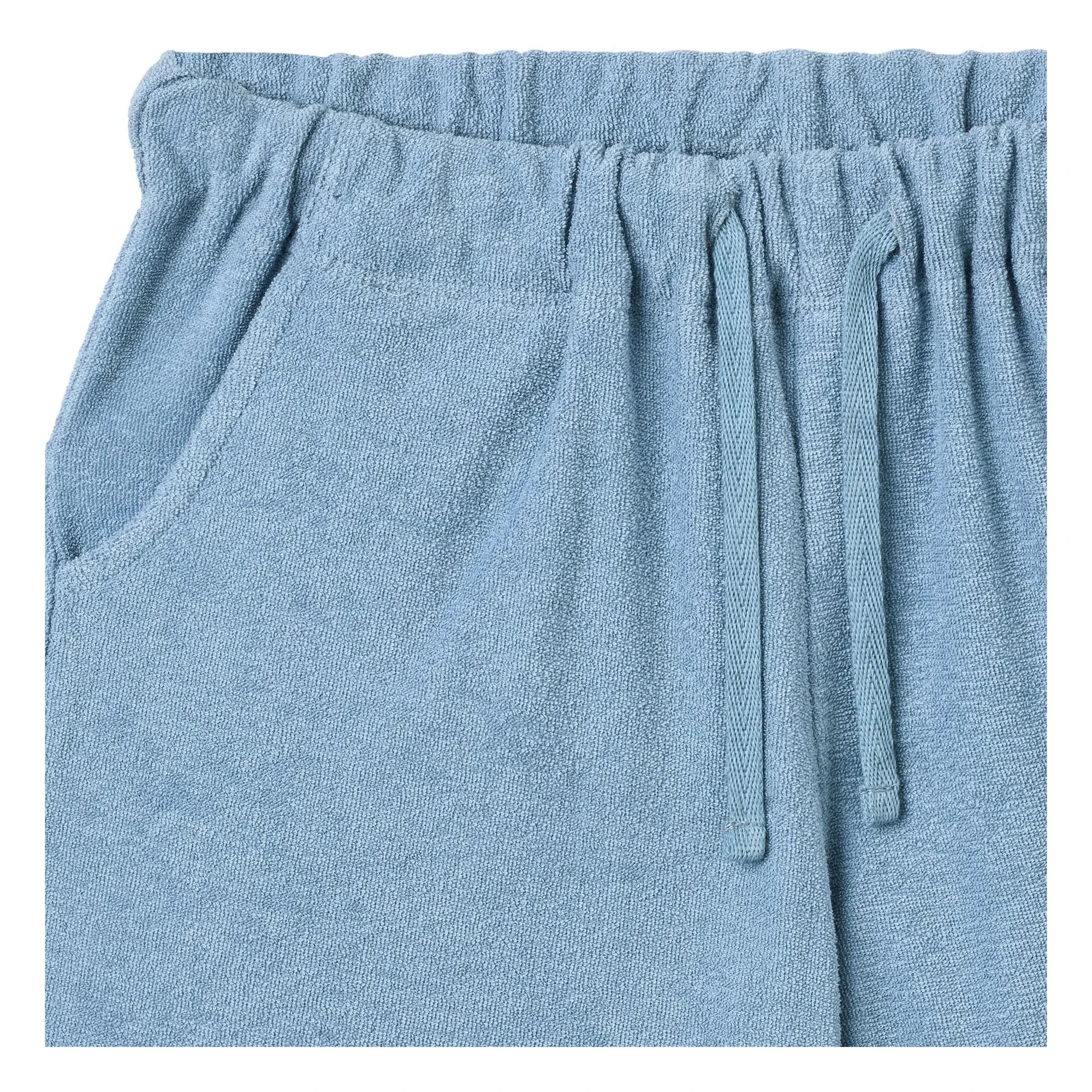 Wheat - Short de punto Kalle de algodón orgánico | Azul