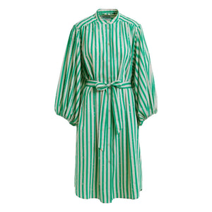 Essentiel Antwerp - Vestido a Rayas Jodianna | Verde