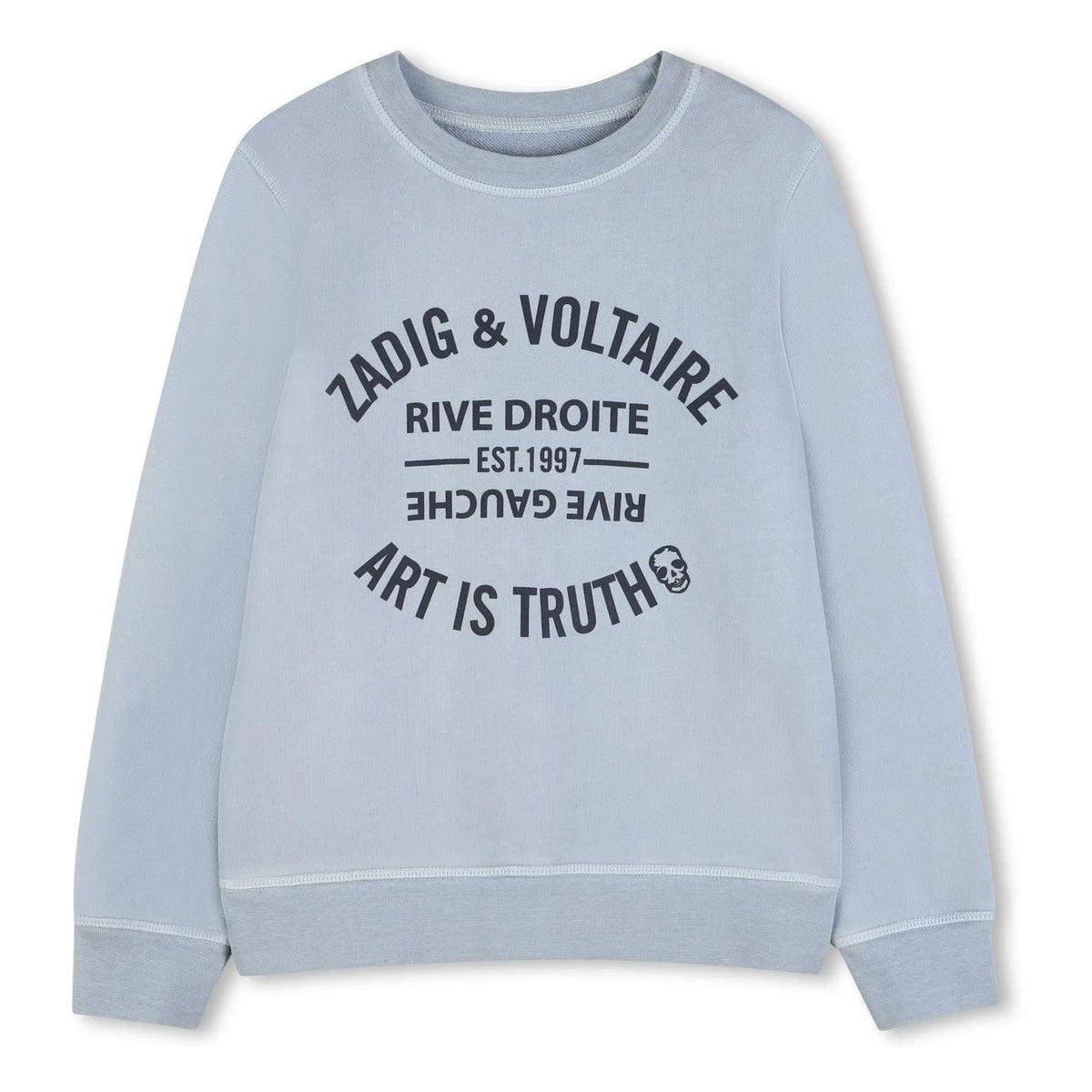 Zadig & Voltaire - Sudadera con logotipo Art Is Truth | Azul claro