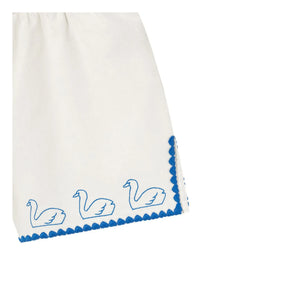 Tinycottons - Cisnes Cortos Lino | Blanco