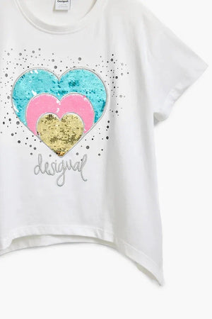 Camiseta de algodón para niños Desigual
