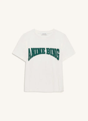 Anine Bing - Shelley Camiseta de Algodón | Ecru