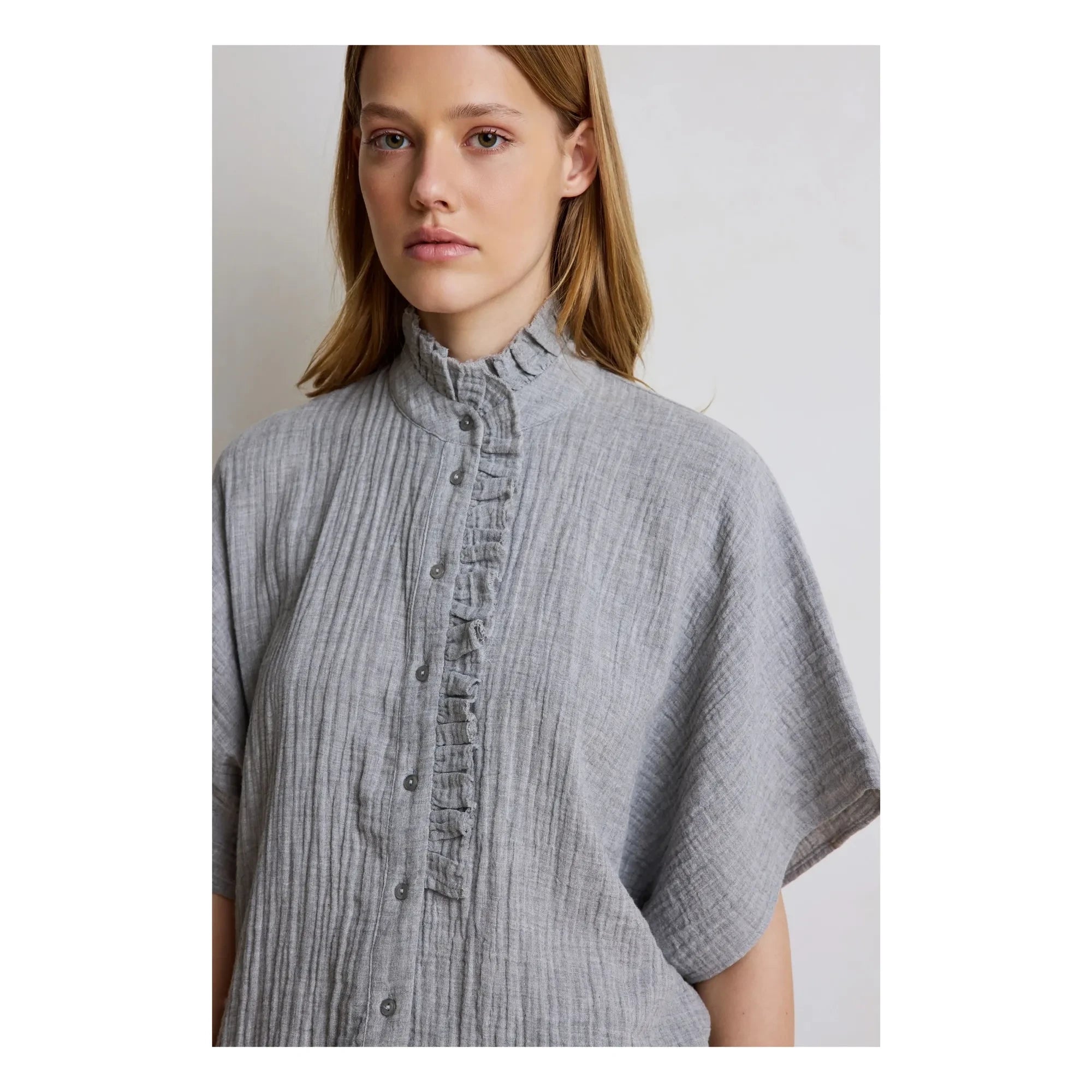 Hod - Camisa de Algodón Natasha | Azul