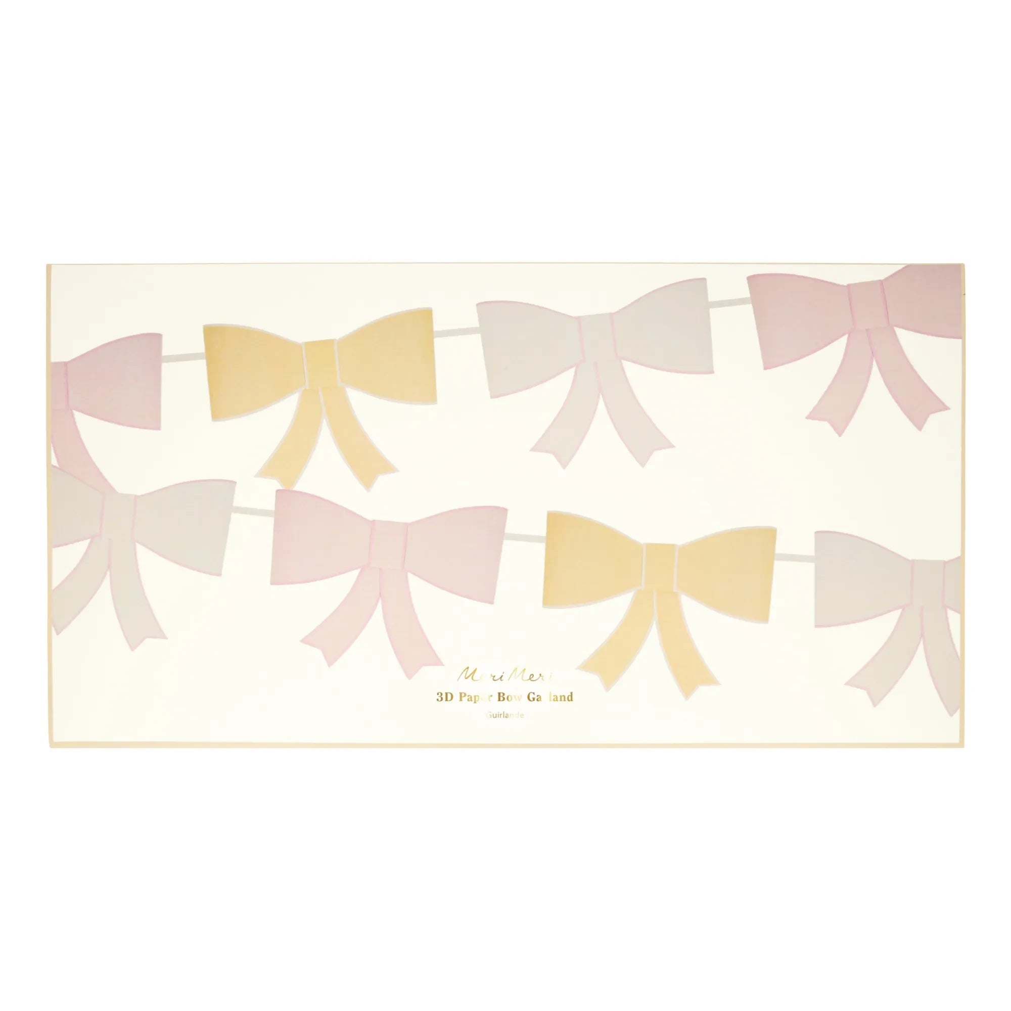 Meri Meri - Guirnalda de lazos de papel | Pastel