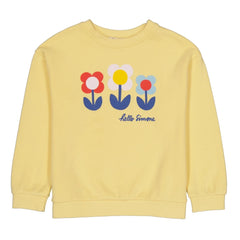 Hola, Simone - Jersey de algodón orgánico Sweety | Amarillo pálido