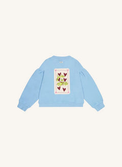Tumble N'Dry - Sudadera de algodón orgánico Macy | Azul claro