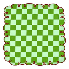 Bitossi - Servilletas Dama Verde a cuadros - Set de 2 | Verde