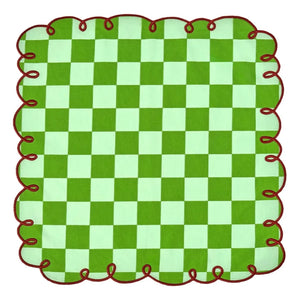 Bitossi - Servilletas Dama Verde a cuadros - Set de 2 | Verde