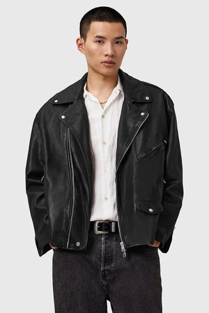 Chaqueta de cuero BRADFORD de AllSaints