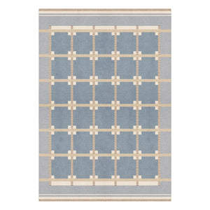 Layered - Alfombra de lana Röllakan Ruth | Azul