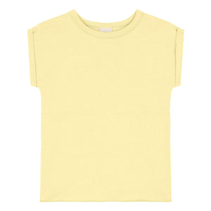 Studio Bohème - Camiseta Bama de algodón orgánico | Amarillo pálido