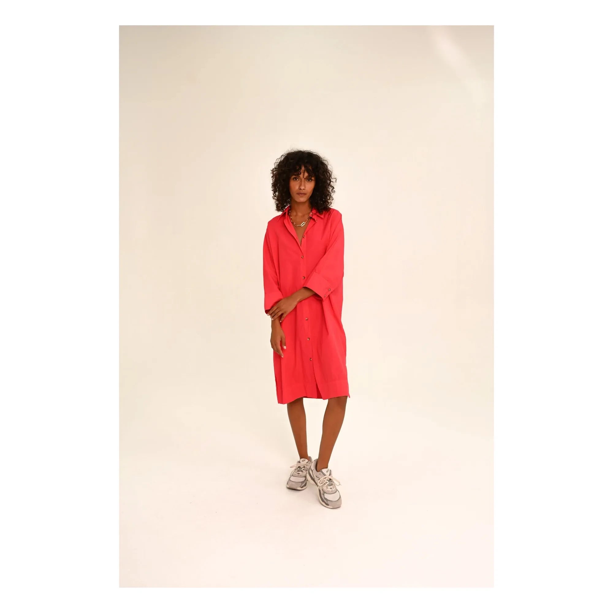 Sacrécoeur - Vestido Giulietta Popeline | Rojo