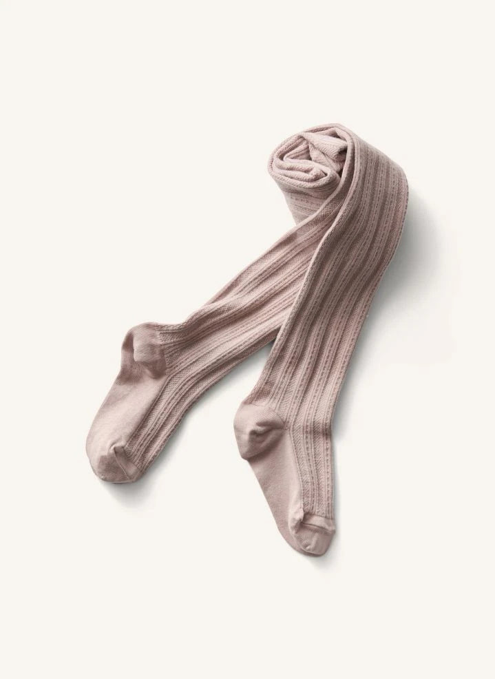 Soor Ploom - Pantimedias Pointelle | Rosa pálido
