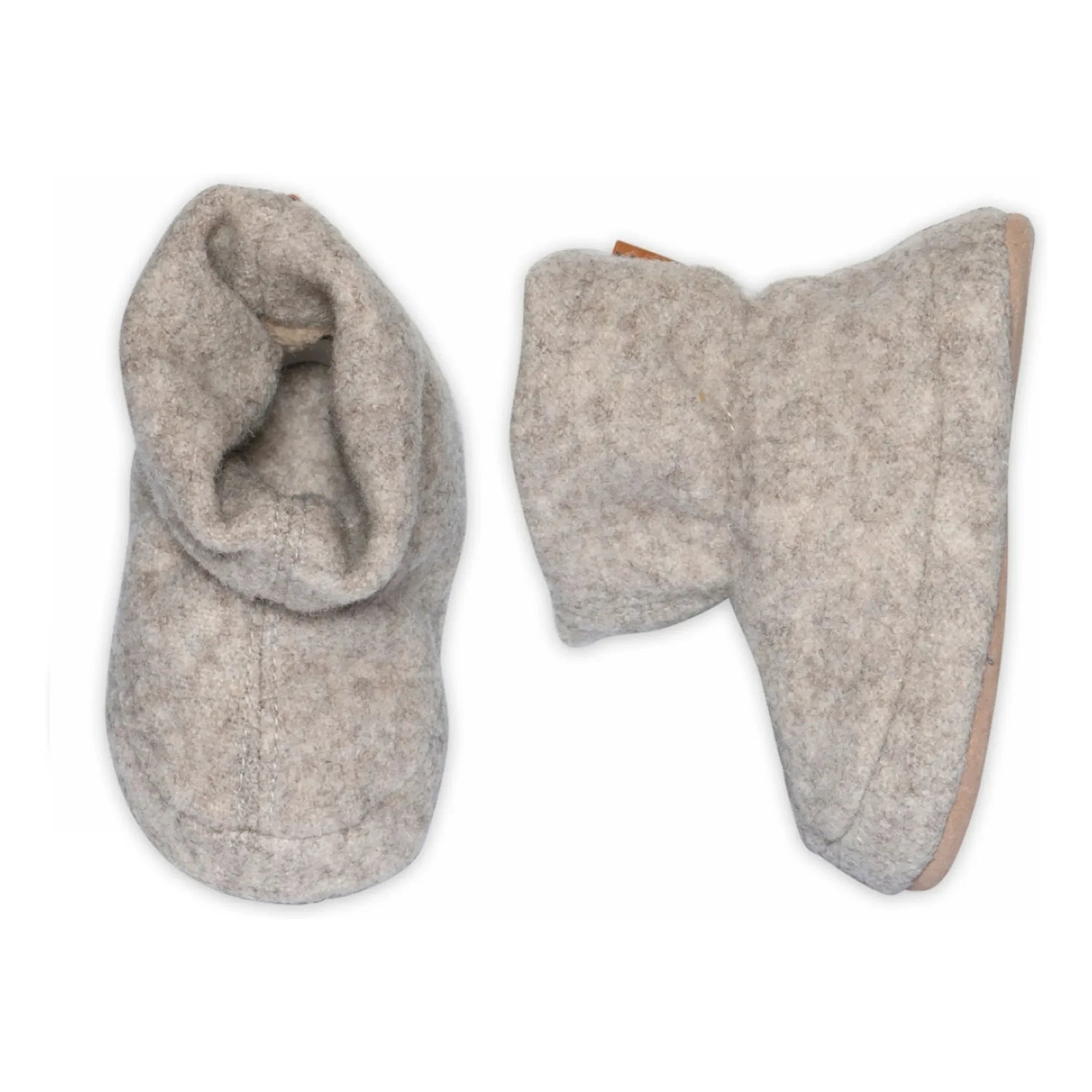 Melton - Pantuflas de lana | Beige Heather