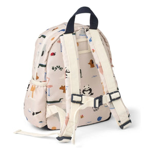 Liewood - Mochila animal Andreas de fibra reciclada | Crudo